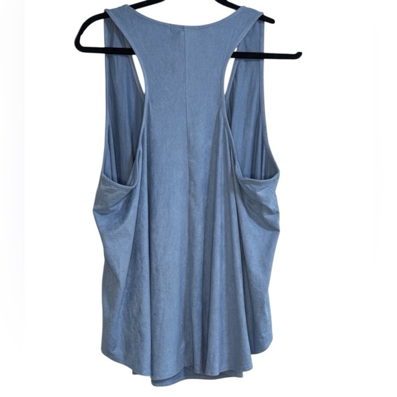 Forever 21 Blue Velour Relaxed Tank - Picture 2 of 4